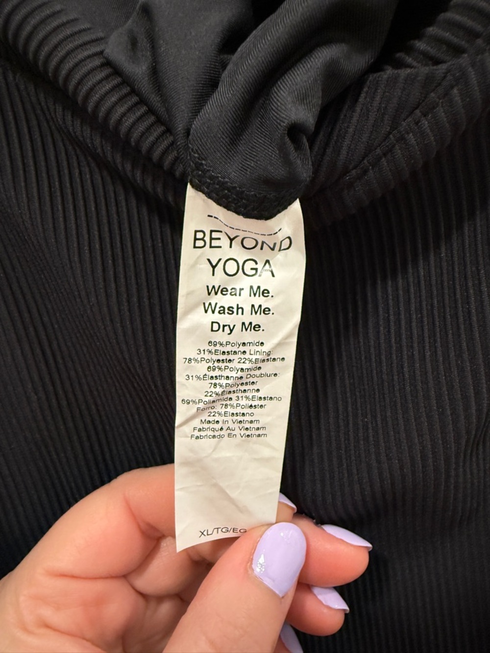 Beyond Yoga Routine Ribbed Biker Jumpsuit NWT - Picture 7 of 10